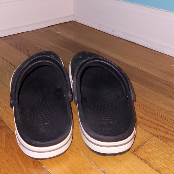 Crocs Black White Band Classics Unisex sz. 10 (W) 8 (M) - Picture 3 of 8